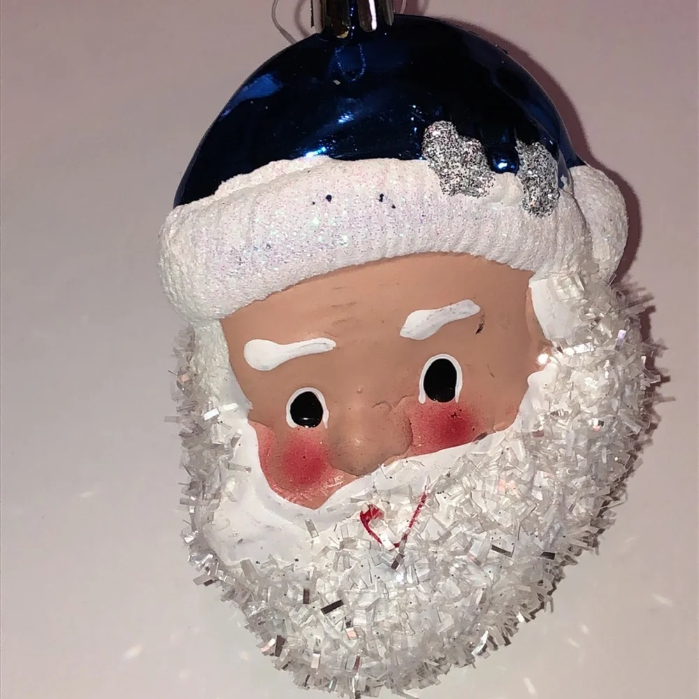 Santa Ornaments Retro Santa Ornaments New but look old Santa Claus Ornaments